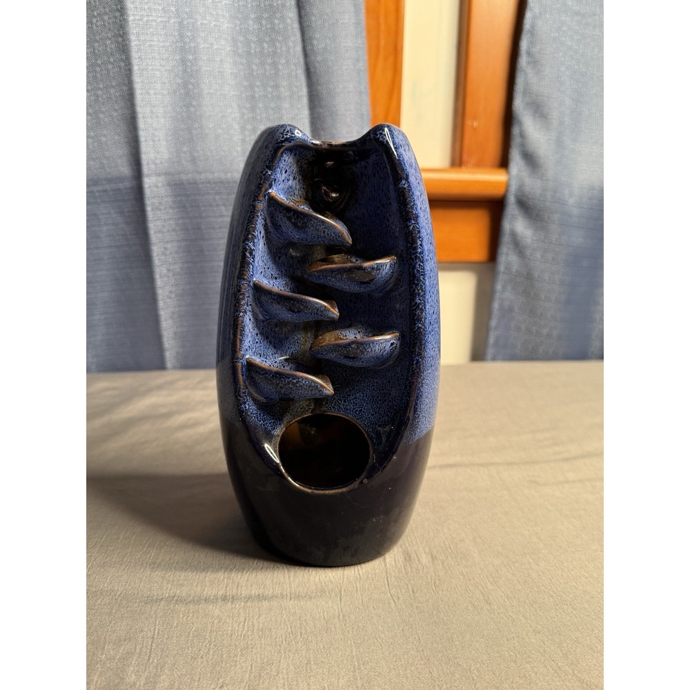 Ceramic Backflow Incense Holder and Burner Waterfall With Incense Cones & Mat - Picture 3 of 8